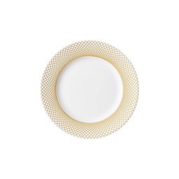 DEGRENNE GRAPHIQUE CLASSIQUE.DORE.. — Round bread and butter plate 15 cm — 246112 (Pack of 6 pieces)