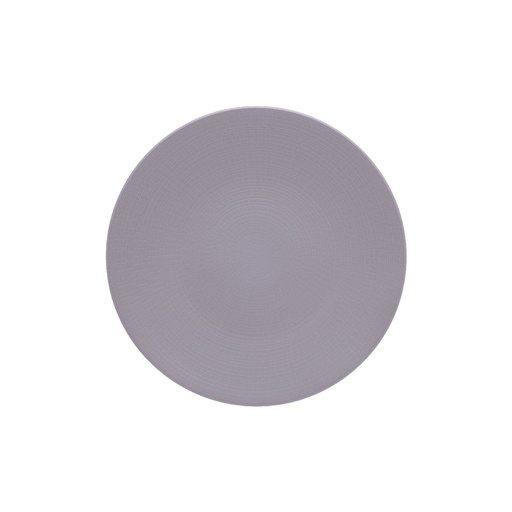 DEGRENNE MODULO NATURE Terre d'ombre — round dinner plate 26 cm — 246752 (Pack of 6 pieces)