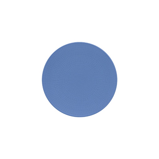 [225344] DEGRENNE MODULO NATURE BLEU GALET round dessert plate 21 cm — 225344