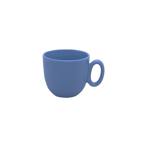 [225351] DEGRENNE MODULO NATURE BLEU GALET — coffee cup 11,5 cl — 225351 (Pack of 6 pieces)