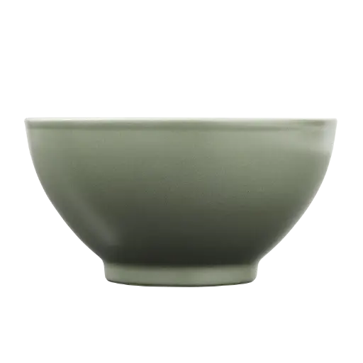 [246064] DEGRENNE MODULO NATURE JADE — breakfast bowl 14 cm — 246064 (Pack of 6 pieces)