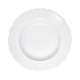 DEGRENNE REMINISCENCE BLANC — large deep plate / Pasta plate 31,5cm — 247159 (One piece)