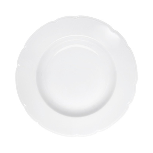 [247159] DEGRENNE REMINISCENCE BLANC — large deep plate / Pasta plate 31,5cm — 247159 (One piece)