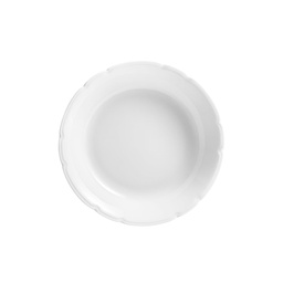 DEGRENNE REMINISCENCE BLANC — Shallow coupe bowl 19cm — 247164 (Pack of 6 pieces)