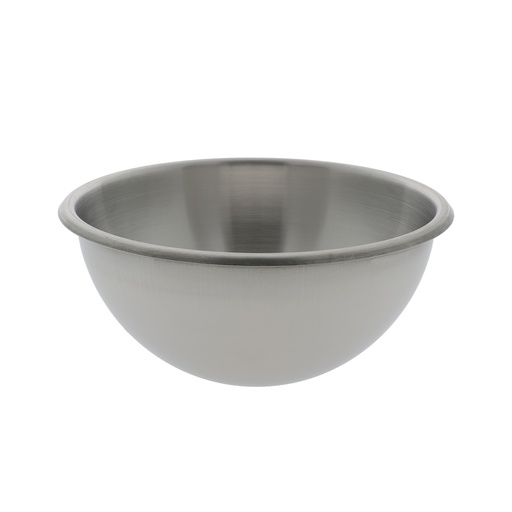 Mallard Ferrière Rolled-rim stainless steel mixing bowl — Ø240 mm, 3.6 L — 00111