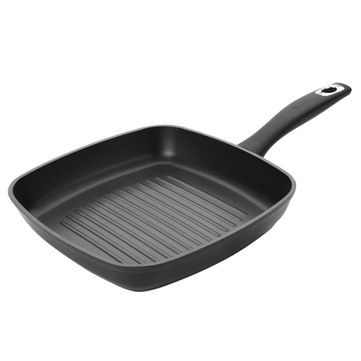 Mallard Ferrière Induplus cast-aluminium square grill pan — Length: 280 mm; Width: 280 mm — 00852