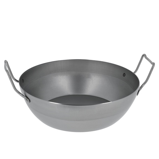 Mallard Ferrière Rounded sheet-steel deep-frying pan without basket — Diameter: 320 mm; Capacity: 6 L — 00940