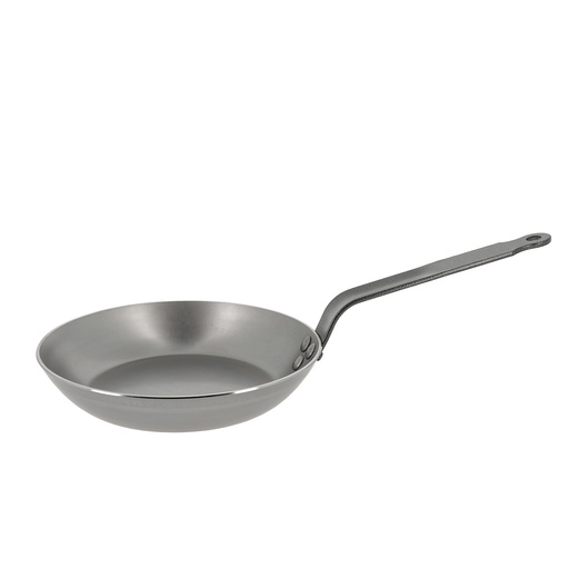 [00991] Mallard Ferrière Heavy sheet-steel restaurant frying pan — Diameter: 240 mm — 00991