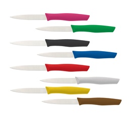 Mallard Ferrière Colour-coded paring knife — Black handle — Manufacturer-listed length: 100 mm — 01040