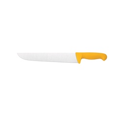 Mallard Ferrière Colour-coded butcher knife — Yellow handle — Manufacturer-listed length: 300mm — 01168