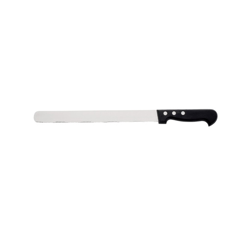 [01376] Mallard Ferrière Fine-tooth mille-feuille pastry knife — Blade length: 300mm — 01376