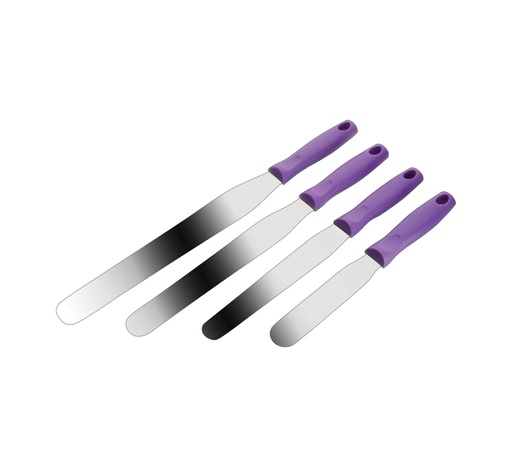 Mallard Ferrière Purple-handled flexible pastry spatula — Purple handle — Manufacturer-listed length: 250mm — 01447