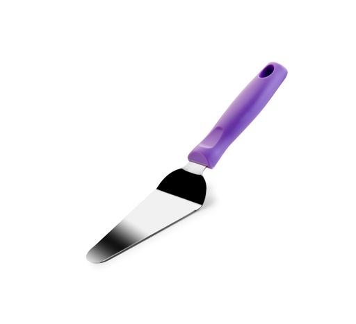 Mallard Ferrière Purple-handled cake server — Purple handle — Width: 60mm; Manufacturer-listed length: 250mm — 01454