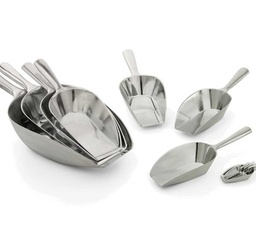 Mallard Ferrière Aluminium flour scoop — Manufacturer-listed length: 430 mm; Capacity: 2.58 L — 01746