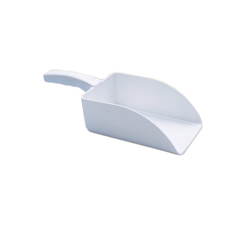Mallard Ferrière Polypropylene flour scoop — Length: 310 mm; Width: 138 mm; Capacity: 1.3 L — 01752
