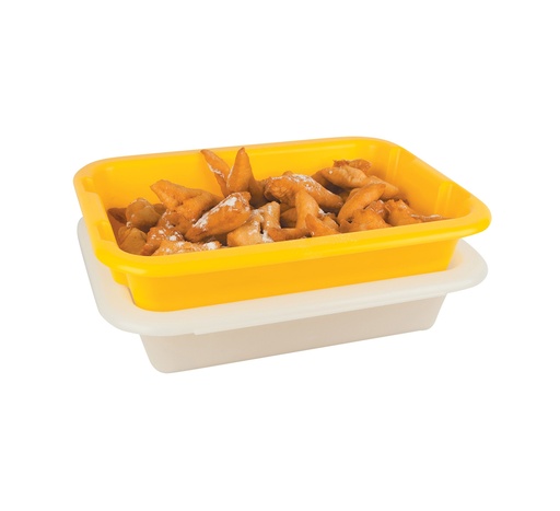 Mallard Ferrière Polypropylene food-storage tray — Length: 400 mm; Width: 300 mm; Height: 80 mm; Capacity: 5 L — 01816