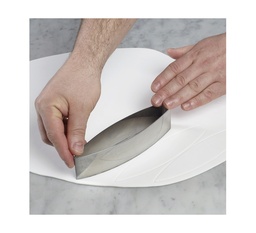 Mallard Ferrière Stainless steel petal cutter — Length: 165 mm; Width: 40 mm — 02247