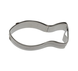 Mallard Ferrière Stainless steel anchovy-shaped dough cutter — Length: 90 mm — 02429