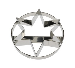 Mallard Ferrière Star farmhouse-bread cutter with handle — Diameter: 120 mm — 02450