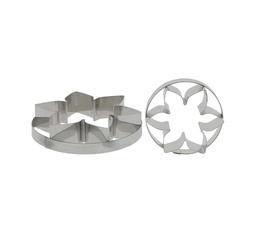Mallard Ferrière Stainless steel lotus cutter — Diameter: 140 mm — 02546