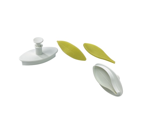 [02623] Mallard Ferrière Plastic leaf or petal cutter set of two — 02623