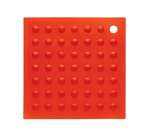 [04253] Mallard Ferrière Square silicone pot holder — Length: 180 mm; Width: 180 mm — 04253