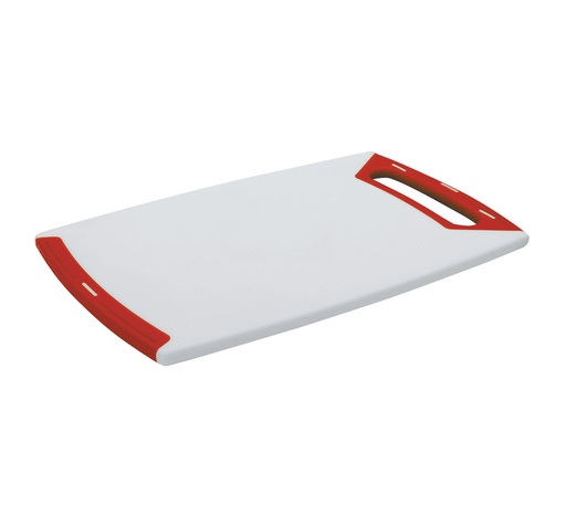 [04303] Mallard Ferrière White polyethylene cutting board, 10mm thick — Length: 360 mm; Width: 220 mm; Thickness: 10 mm — 04303