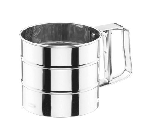 [04517] Mallard Ferrière Automatic stainless steel sieve — Height: 95 mm; Diameter: 105 mm — 04517