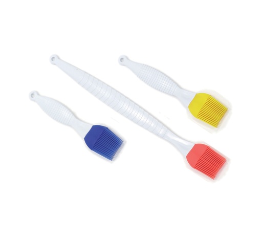 [05182] Mallard Ferrière Silicone pastry brush — Length: 365 mm; Width: 40 mm — 05182