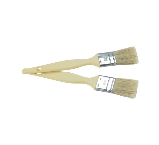 Mallard Ferrière Pure-bristle pastry-brush pack of six with polypropylene handles — Bristle width: 30 mm; Listed bristle projection: 44 mm — 05221
