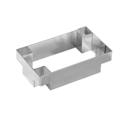 Mallard Ferrière Stainless steel dough cutter for rectangular tart frame — 07677