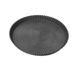 Mallard Ferrière Fluted polymer-composite round tart mould — Diameter: 260 mm; Height: 24 mm — 07924