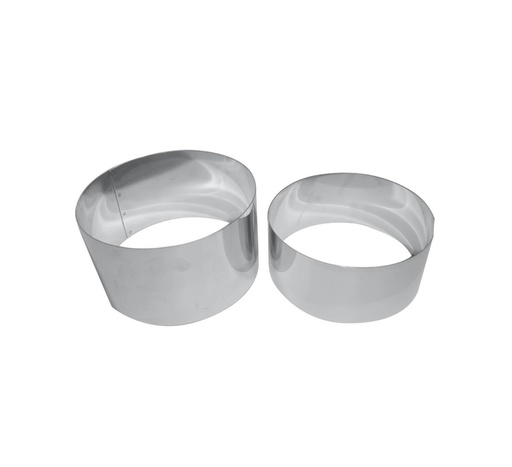 [06704] Mallard Ferrière Stainless steel party-bread ring — Diameter: 240 mm; Height: 120 mm — 06704
