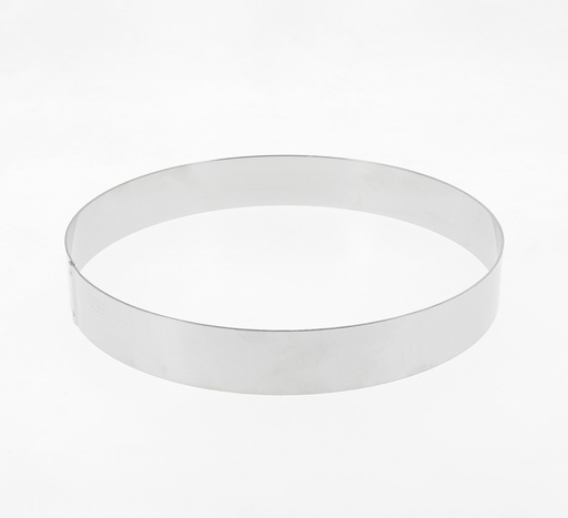 [06770] Mallard Ferrière Stainless steel entremet ring — Diameter: 260 mm; Height: 35 mm — 06770