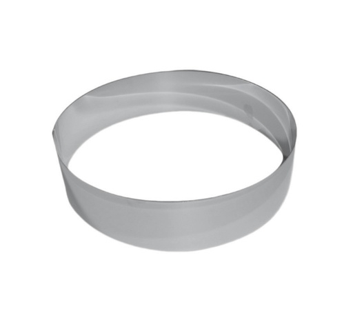 [06845] Mallard Ferrière Stainless steel Vacherin ice-cake ring — Diameter: 100 mm; Height: 60 mm — 06845