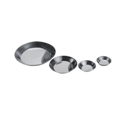 Mallard Ferrière Plain stainless steel round tartlet mould — Diameter: 40 mm; Height: 8 mm — Pack of 25 — 08121
