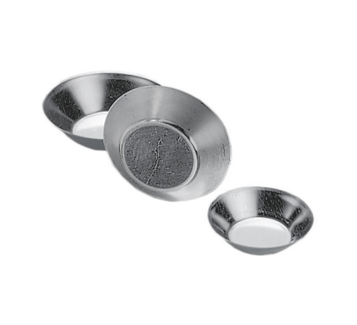 [08200] Mallard Ferrière Deep plain tinplate round tartlet mould — Diameter: 45 mm; Height: 12 mm — Pack of 25 — 08200