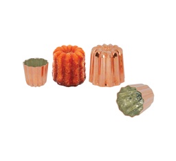 Mallard Ferrière Tinned-copper canele mould — Diameter: 45 mm; Height: 45 mm — 08701