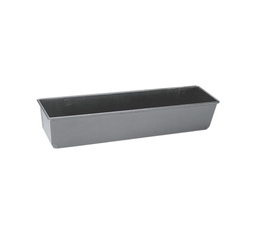 Mallard Ferrière Wide blue-steel biscotte loaf pan — Length: 500 mm; Width: 100 mm; Height: 80 mm — 09321