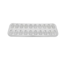Mallard Ferrière Tinplate madeleine baking sheet — Length: 395 mm; Width: 125 mm — 09961