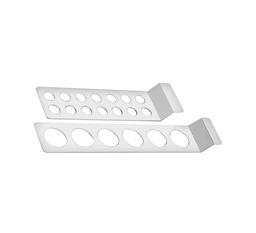 Mallard Ferrière Aluminium Blida tuile sheet — Length: 420 mm — 09983
