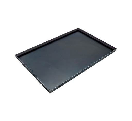 [11603] Mallard Ferrière Blue-steel baking sheet with straight raised edges — Length: 600 mm; Width: 400 mm; Height: 20 mm; Thickness: 1.5 mm — 11603