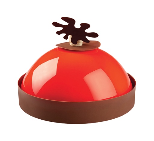 Mallard Ferrière – Pavoni Italia Pavocake silicone dome mould — Height: 90 mm; Diameter: 180 mm — 11447