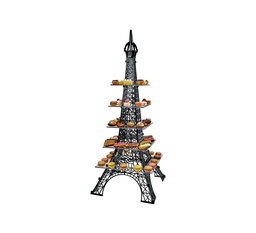 Mallard Ferrière PMMA Eiffel Tower display stand — Base length: 355 mm; Base width: 355 mm; Height: 890 mm — 12096