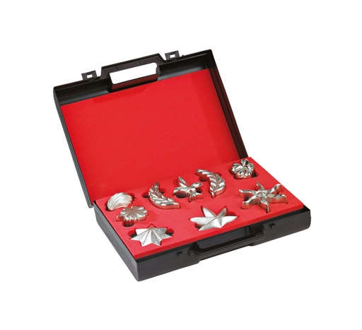 Mallard Ferrière Easy Fleurs decorating-tool set No2,9 tools — Complete set listed length: 325 mm; Complete set listed width: 210 mm — 12730
