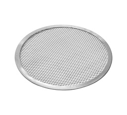 Mallard Ferrière Round rimmed aluminium pizza baking screen — Diameter: 230 mm; Manufacturer-listed height: 3 mm — 11745