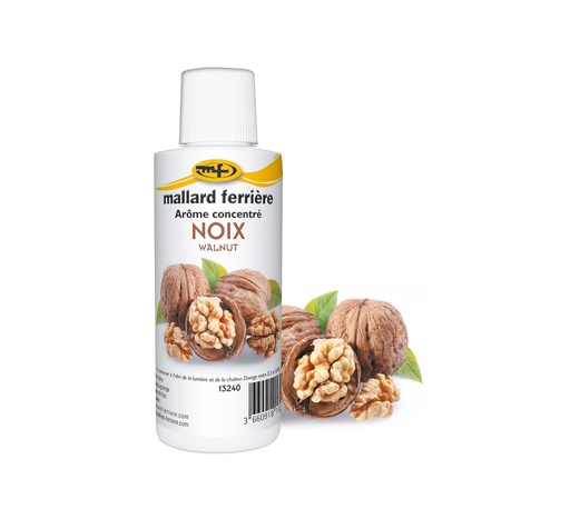 Mallard Ferrière Walnut concentrated liquid food flavouring — 125 ml bottle — 13240