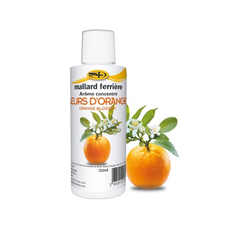 Mallard Ferrière Orange blossom concentrated liquid food flavouring — 125 ml bottle — 13245