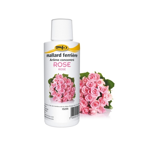 Mallard Ferrière Rose concentrated liquid food flavouring — 125 ml bottle — 13255