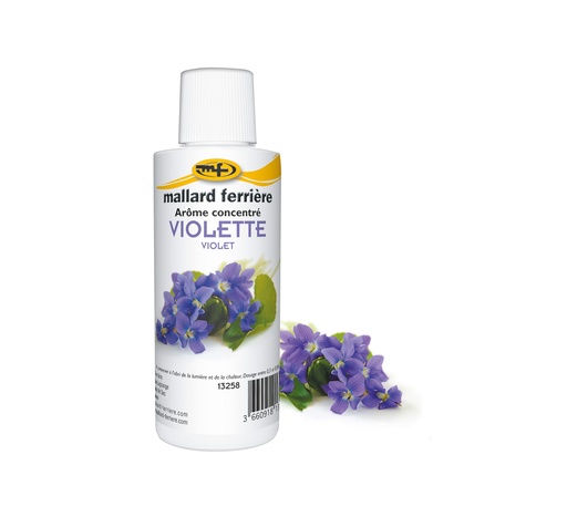 Mallard Ferrière Violet concentrated liquid food flavouring — 125 ml bottle — 13258